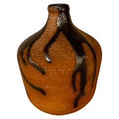 Ceramic Vase with Running Glaze, by Danish Ceramicist Gertrud Vasegaard