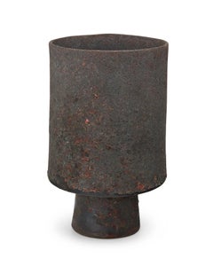 Ceramic Vase with Unique Glaze by Otto Natzler