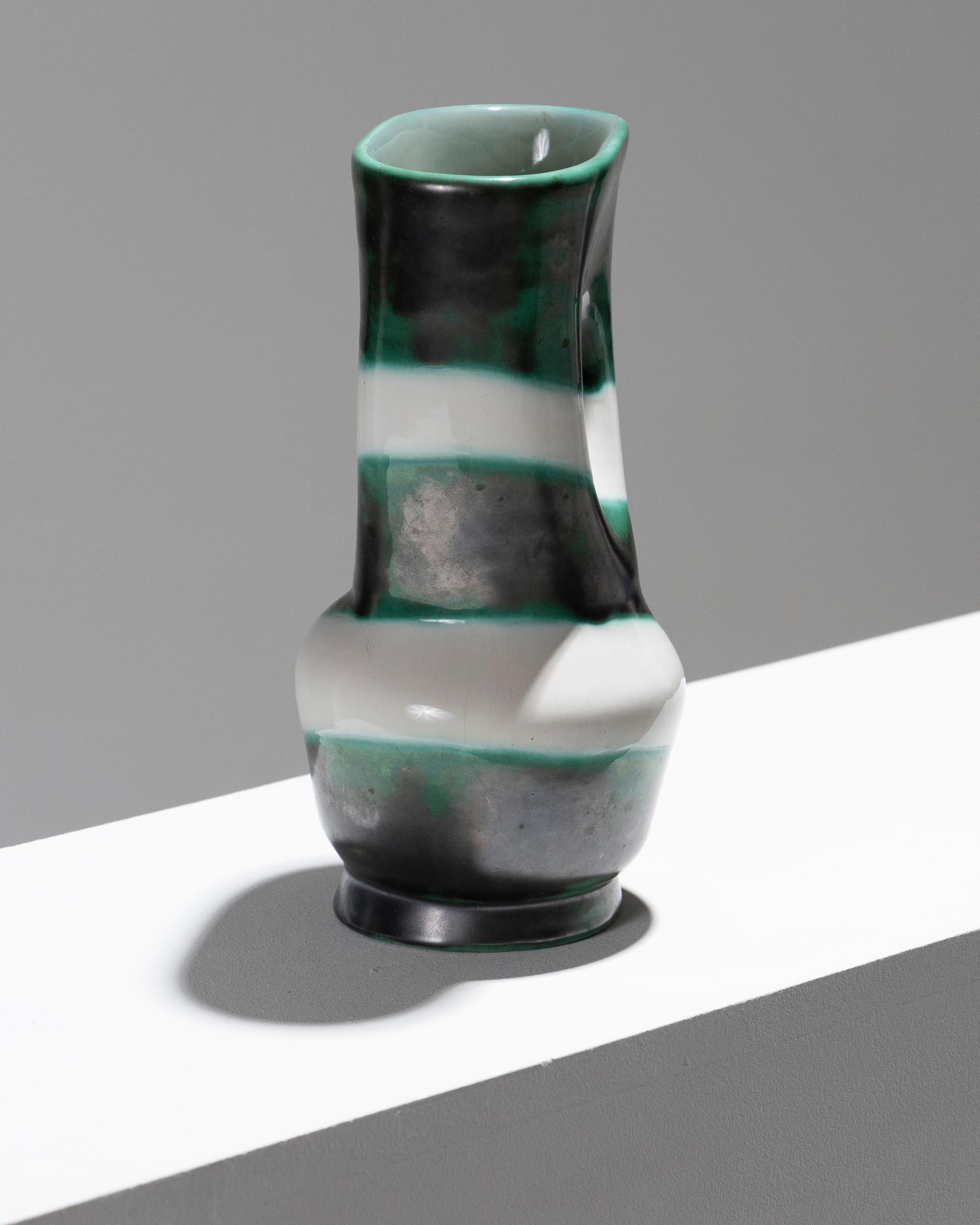 Vaso in ceramica a collo largo, Henri Milet, anni '60 In condizioni buone in vendita a PARIS, FR