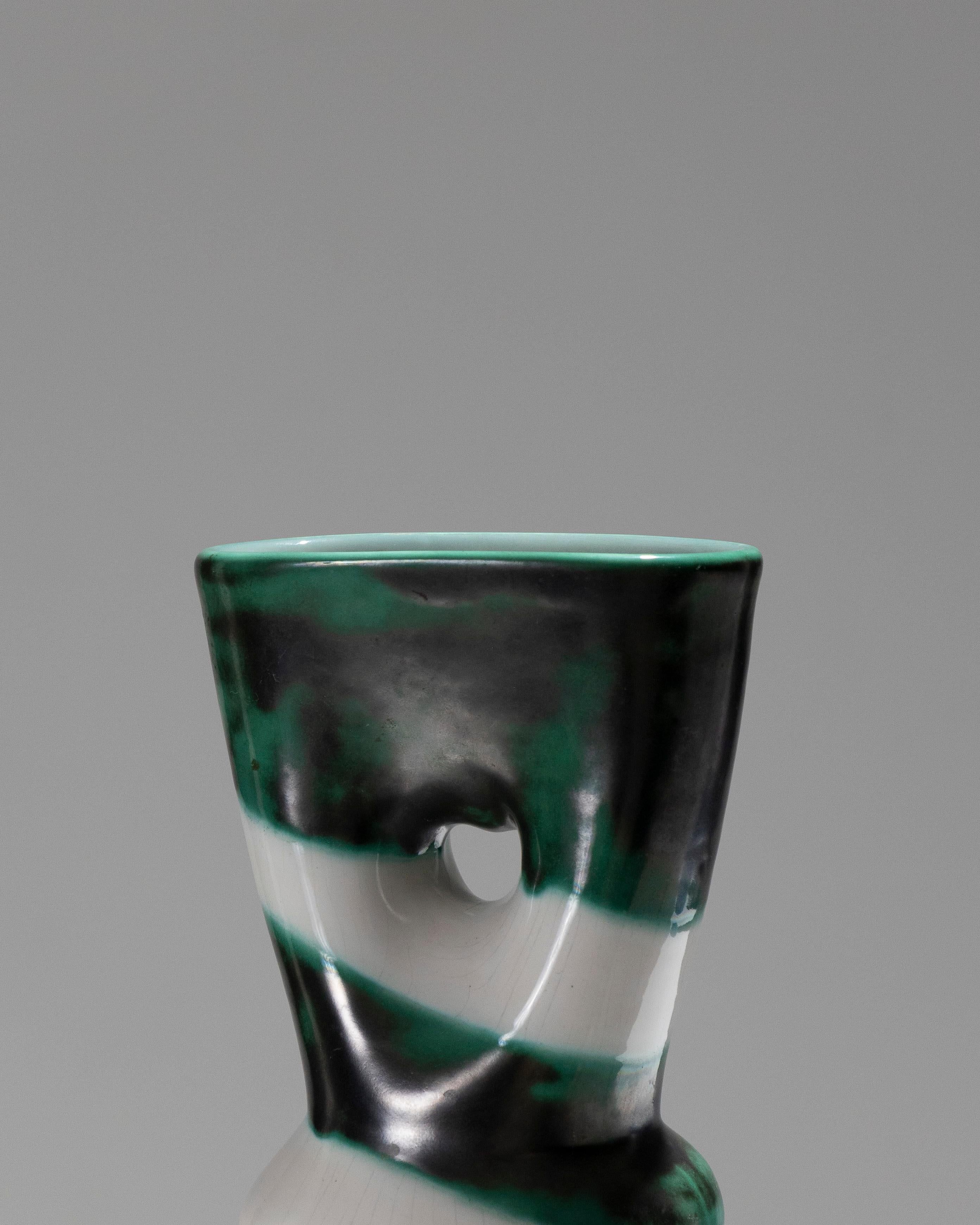 Ceramica Vaso in ceramica a collo largo, Henri Milet, anni '60 in vendita