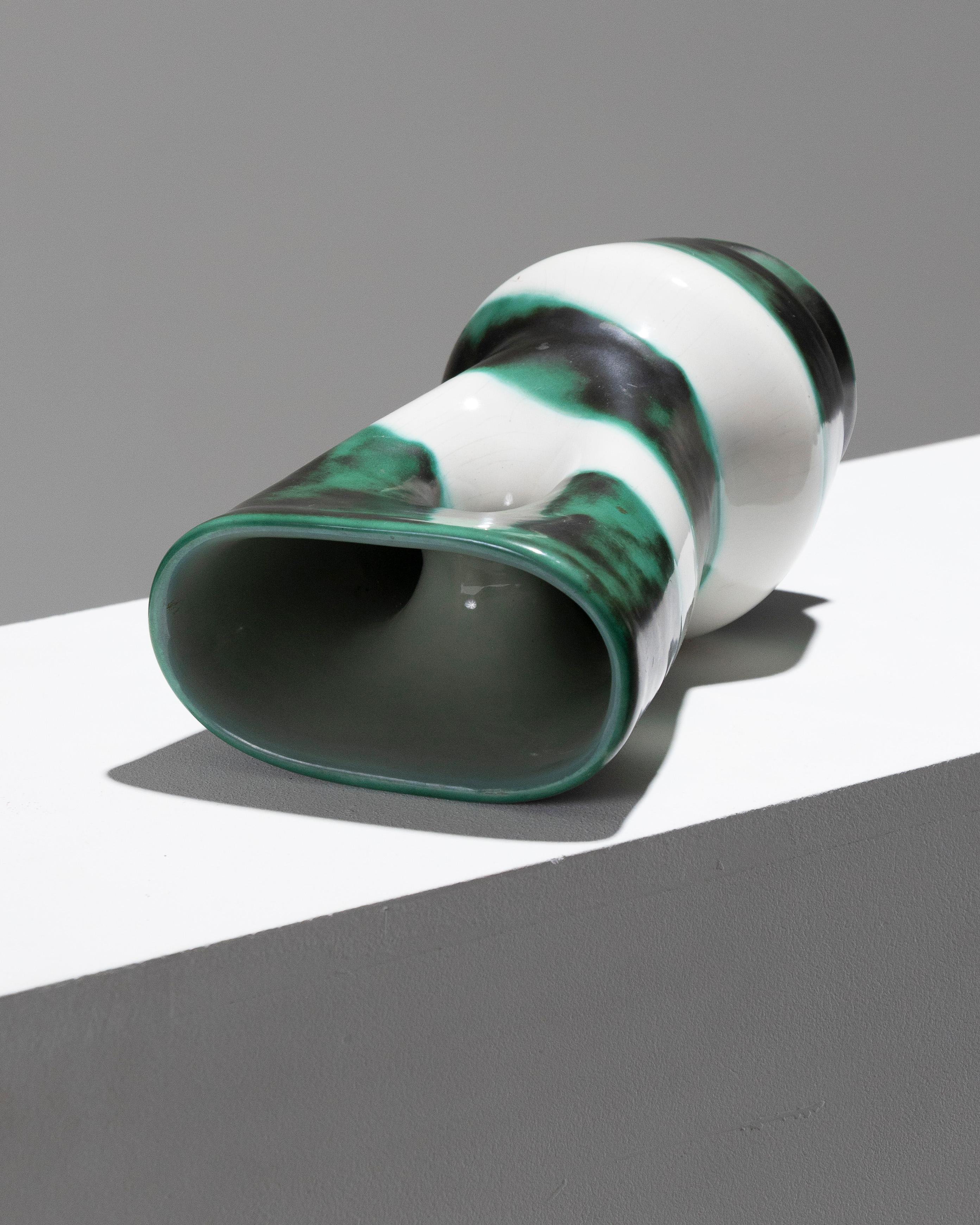 Vaso in ceramica a collo largo, Henri Milet, anni '60 in vendita 3