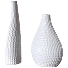 Ceramic Vases Model Reptil Designed by Stig Lindberg, Set of Two