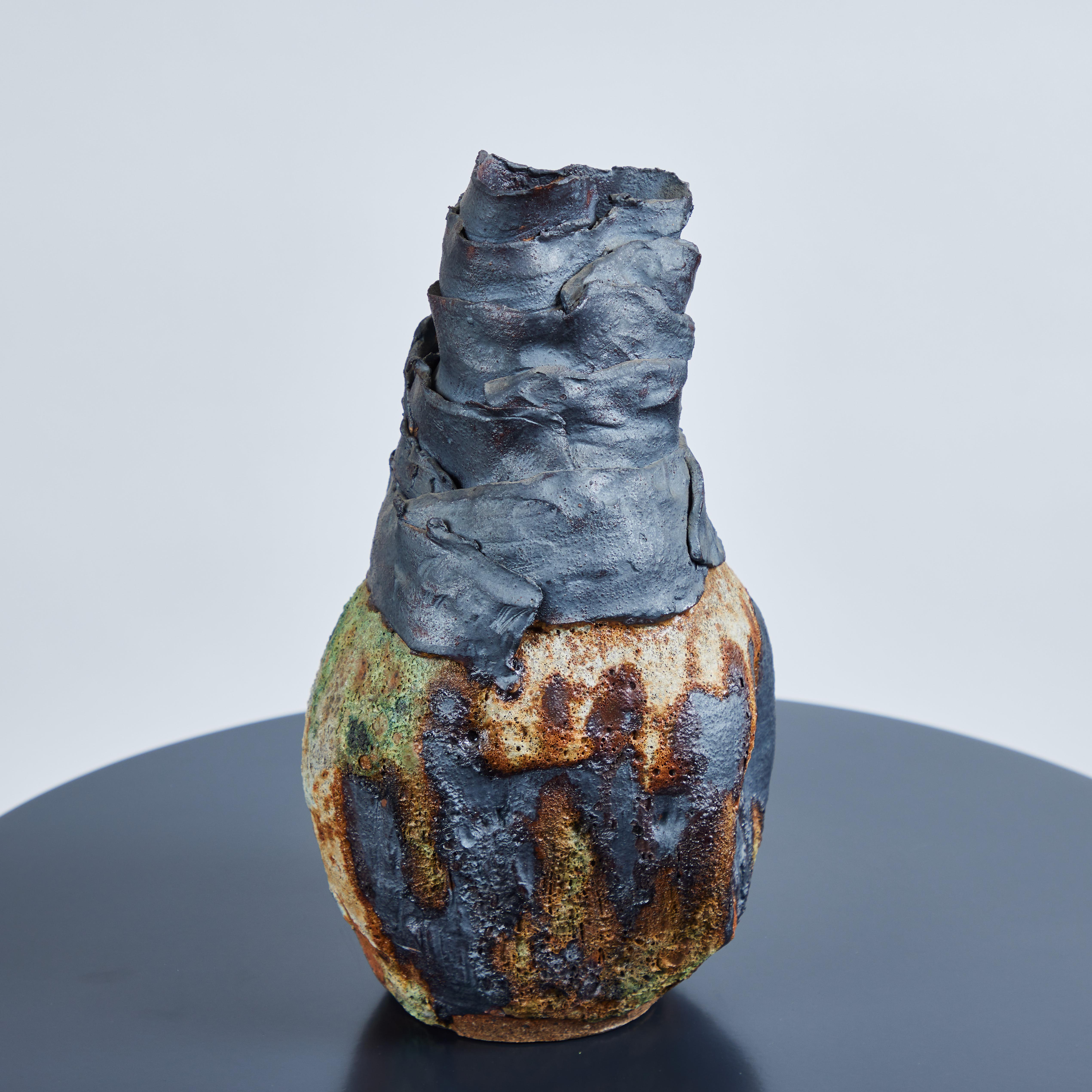 American Ceramic Vessel by Caroline Blackburn For Sale