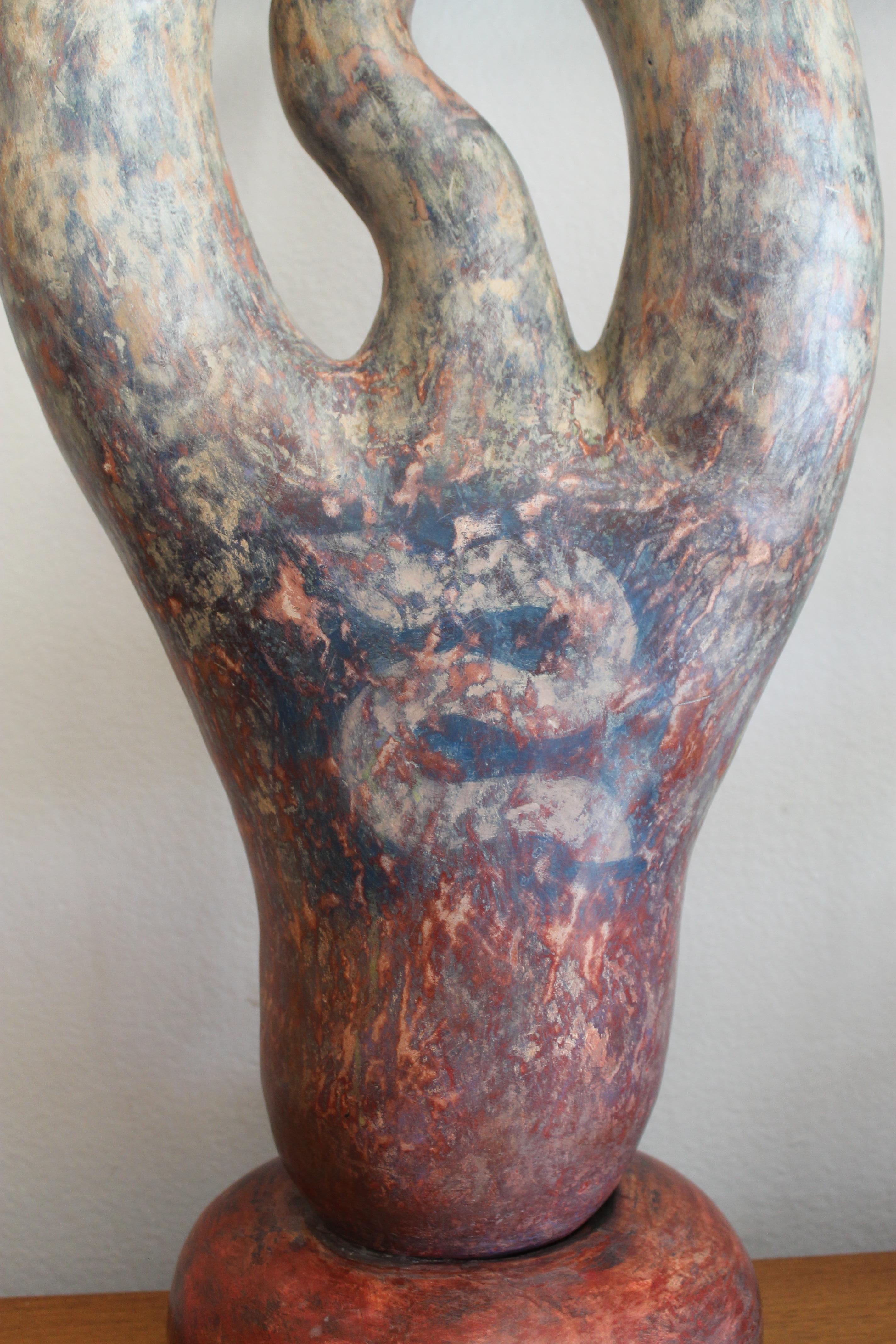 Late 20th Century Ceramic Sculpture by James Kouretas For Sale