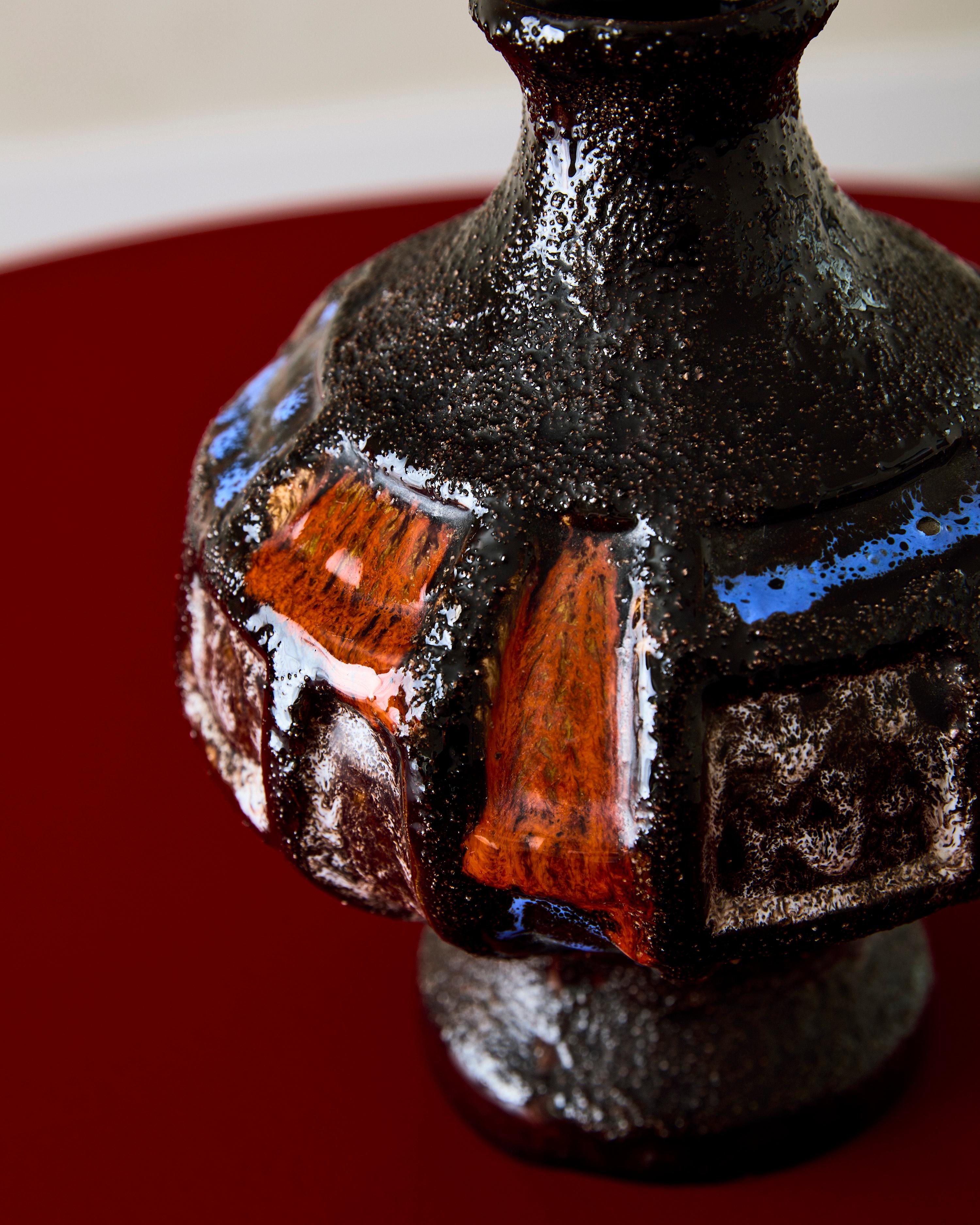 Canadese Vaso di ceramica di Maurice Chalvignac in vendita