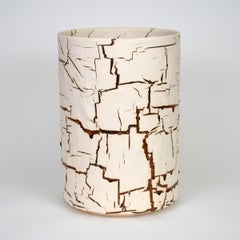 Ceramic Vessel by William Edwards  Cylinder Sculpture