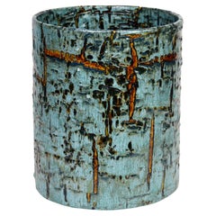 Ceramic Vessel by William Edwards  Cylinder Sculpture 