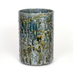 Ceramic Vessel Cylinder Sculpture by William Edwards