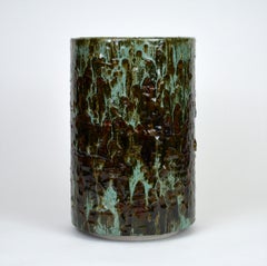 Ceramic Vessel Cylinder Sculpture by William Edwards