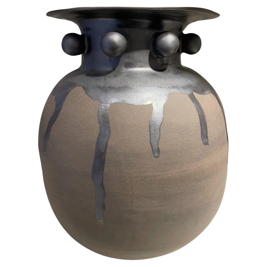 Vase en céramique Dhivya #3 Fait à la main à Istanbul, Poterie contemporaine Home Decor 