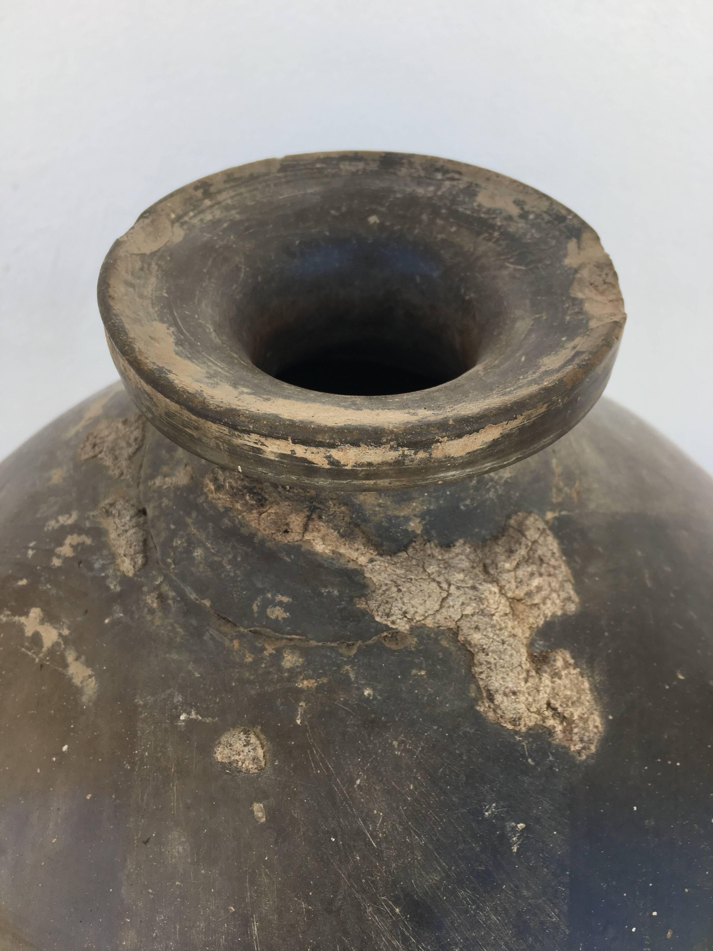 Rustic Ceramic Vessel from Oaxaca, 1950s