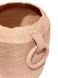 Ceramic Vessel Lily Handbuilt in Istanbul, Contemporary Pottery Home Decor