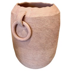 Vessel en céramique Lys fabriqué à la main à Istanbul, Décoration d'intérieur en poterie contemporaine 