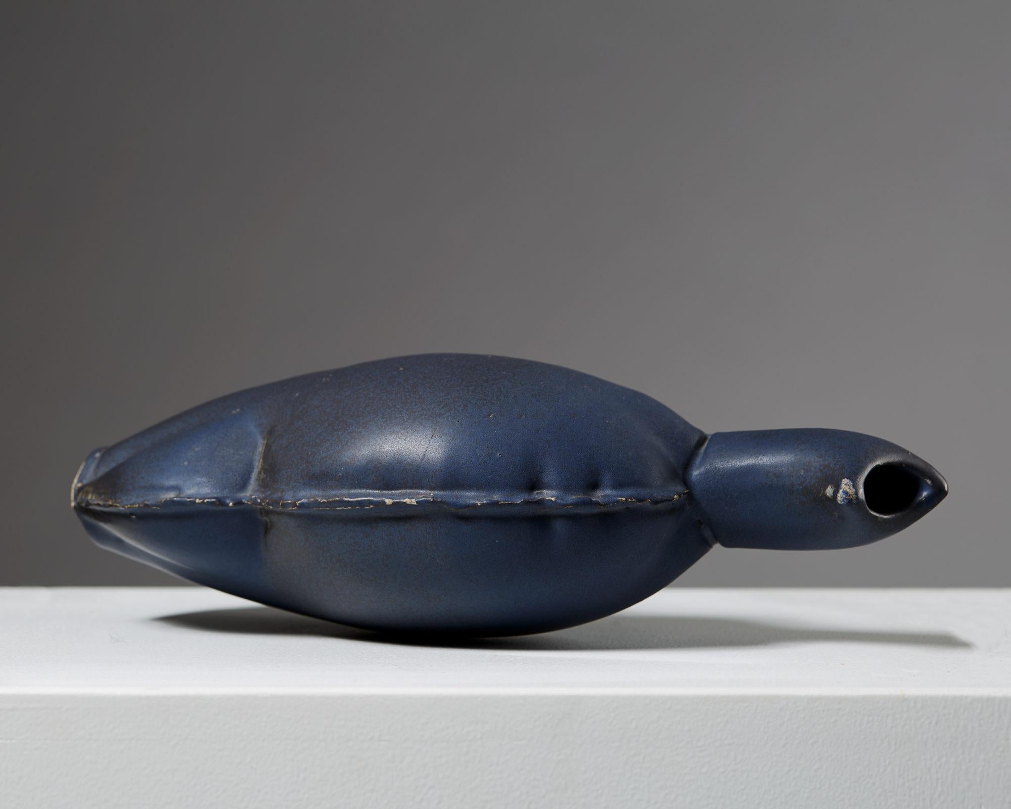 Mid-20th Century Ceramic Vessel Made by Mia Göransson, Sweden