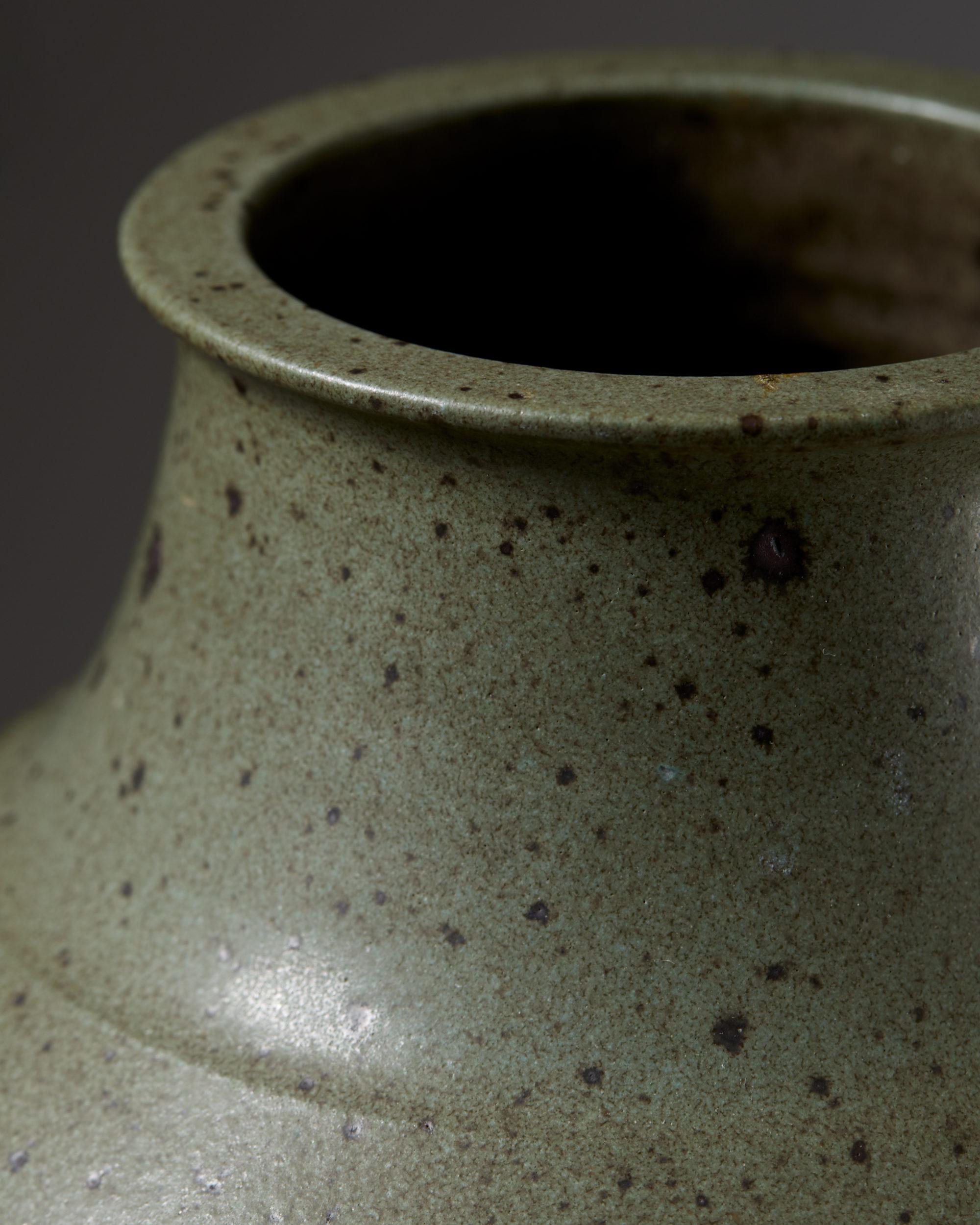Mid-20th Century Ceramic Vessel Made by Robert Deblander, France