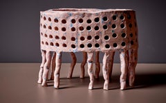 Ceramic Vessel No. 297 by Onka Allmayer-Beck in Pink, Austria, 2023