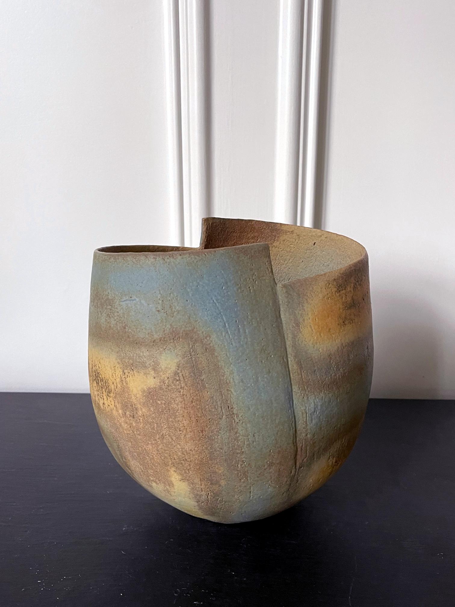 Vernissé Vase en céramique du studio de poterie britannique John Ward en vente