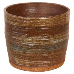 Ceramic Vessel with Incised Striated Pattern