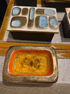 Ceramic Vide-Poche / Ashtray by Mithé Espelt, France, 1960s