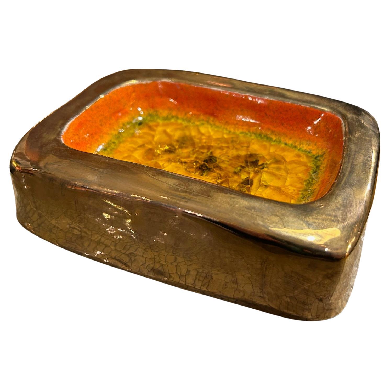 Ceramic Vide-Poche / Ashtray by Mithé Espelt, France, 1960s