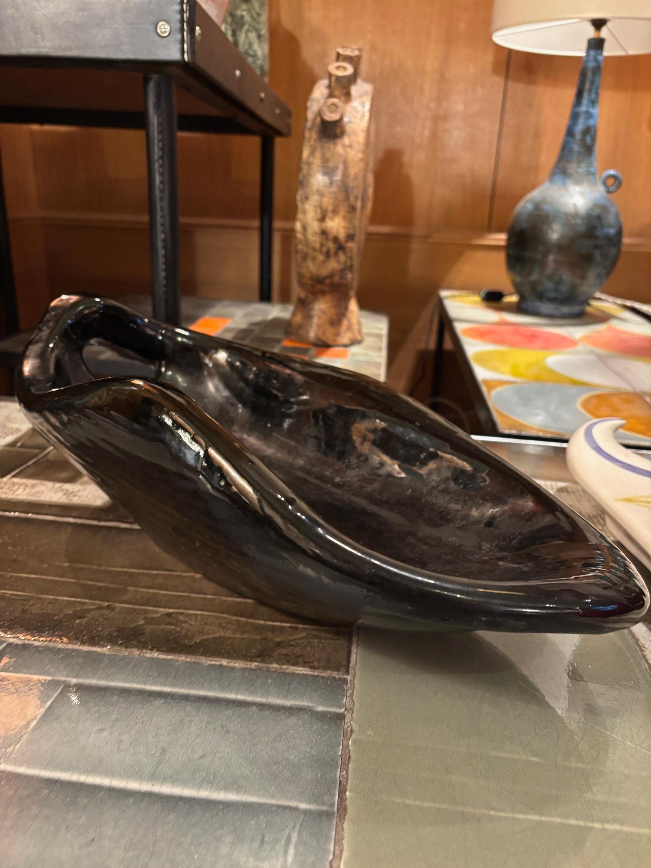 Ceramic vide-poche by Roger Capron, France, 1970's For Sale 2