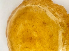 Ceramic Vide Poche, from France 1950 in a White Color Rond Shape Women sculpted