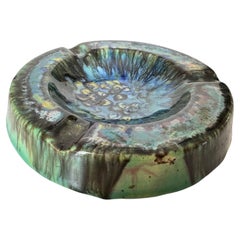 Ceramic Vide Poche from Keraluc Quinper 1960 Multicolor Color, Rond Shape