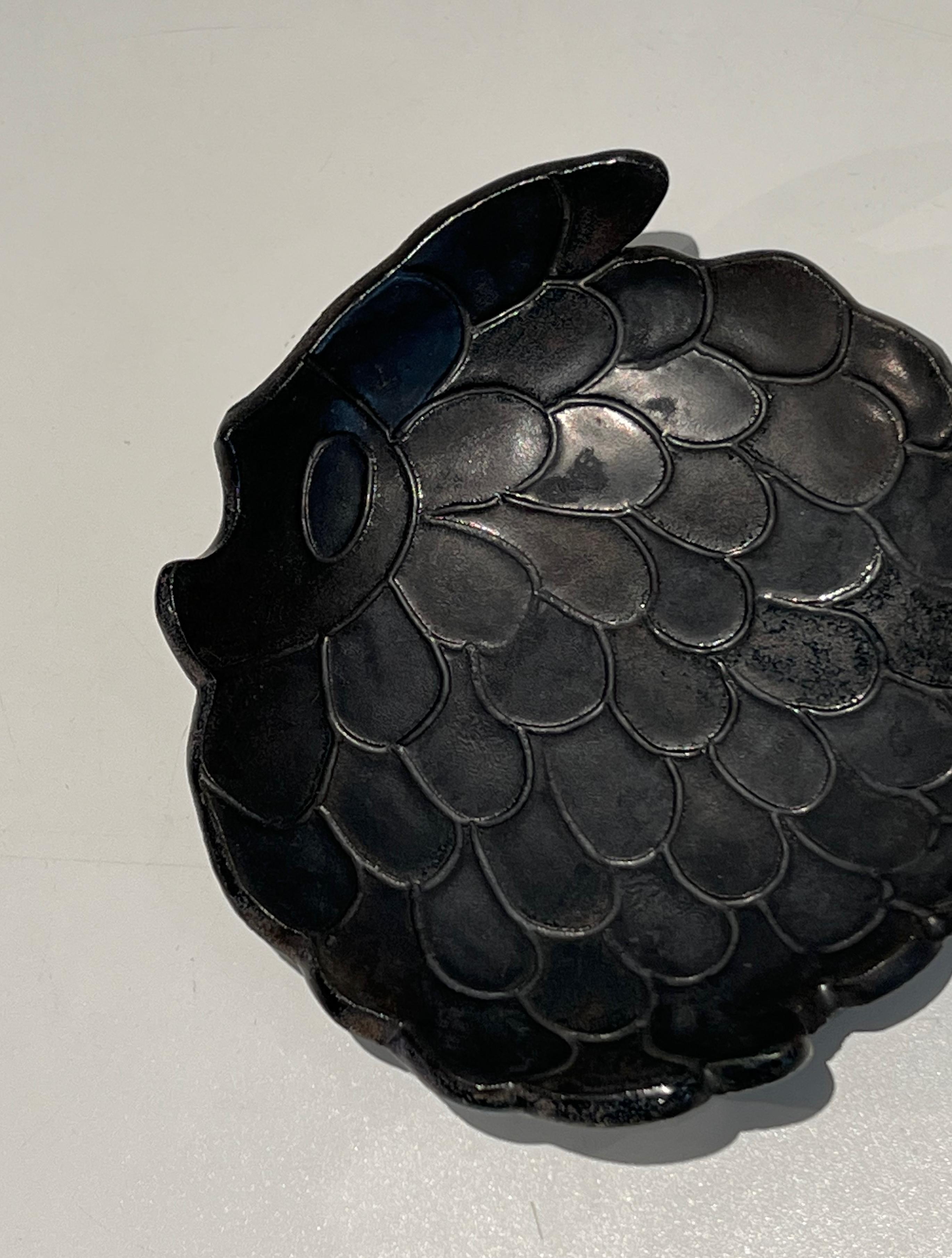 Mid-Century Modern vide-Poche représentant un poisson Travail français. Circa 1970 en vente