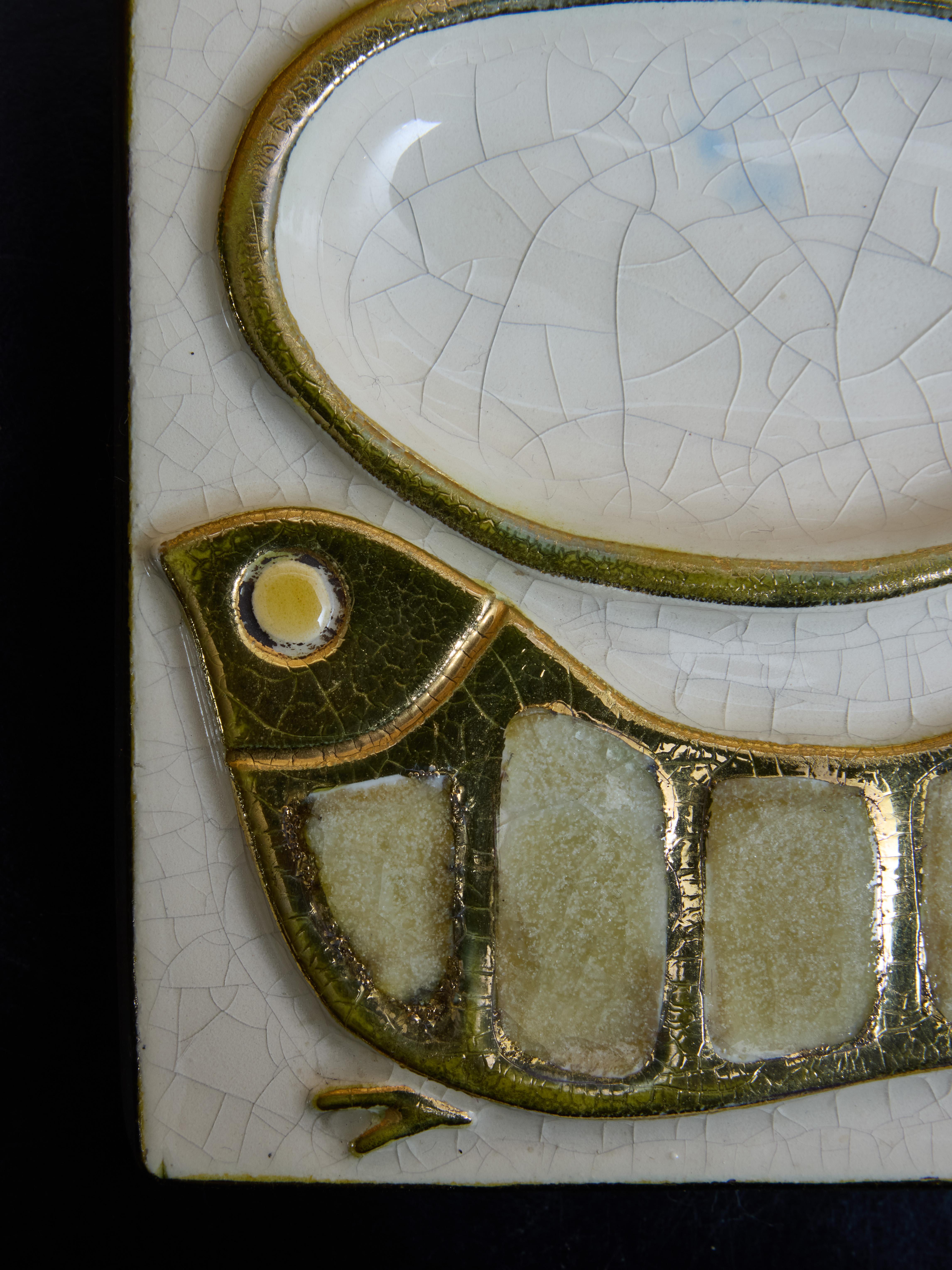 Ceramic Vide-Poche Tray by Mithé Espelt In Good Condition In Saint-Ouen, IDF