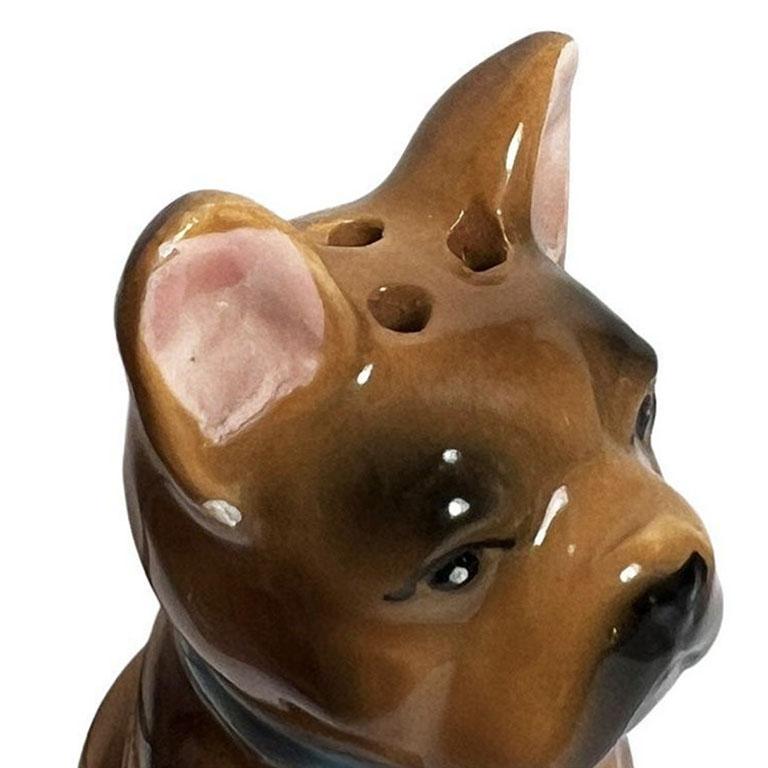 bull terrier salt and pepper shakers