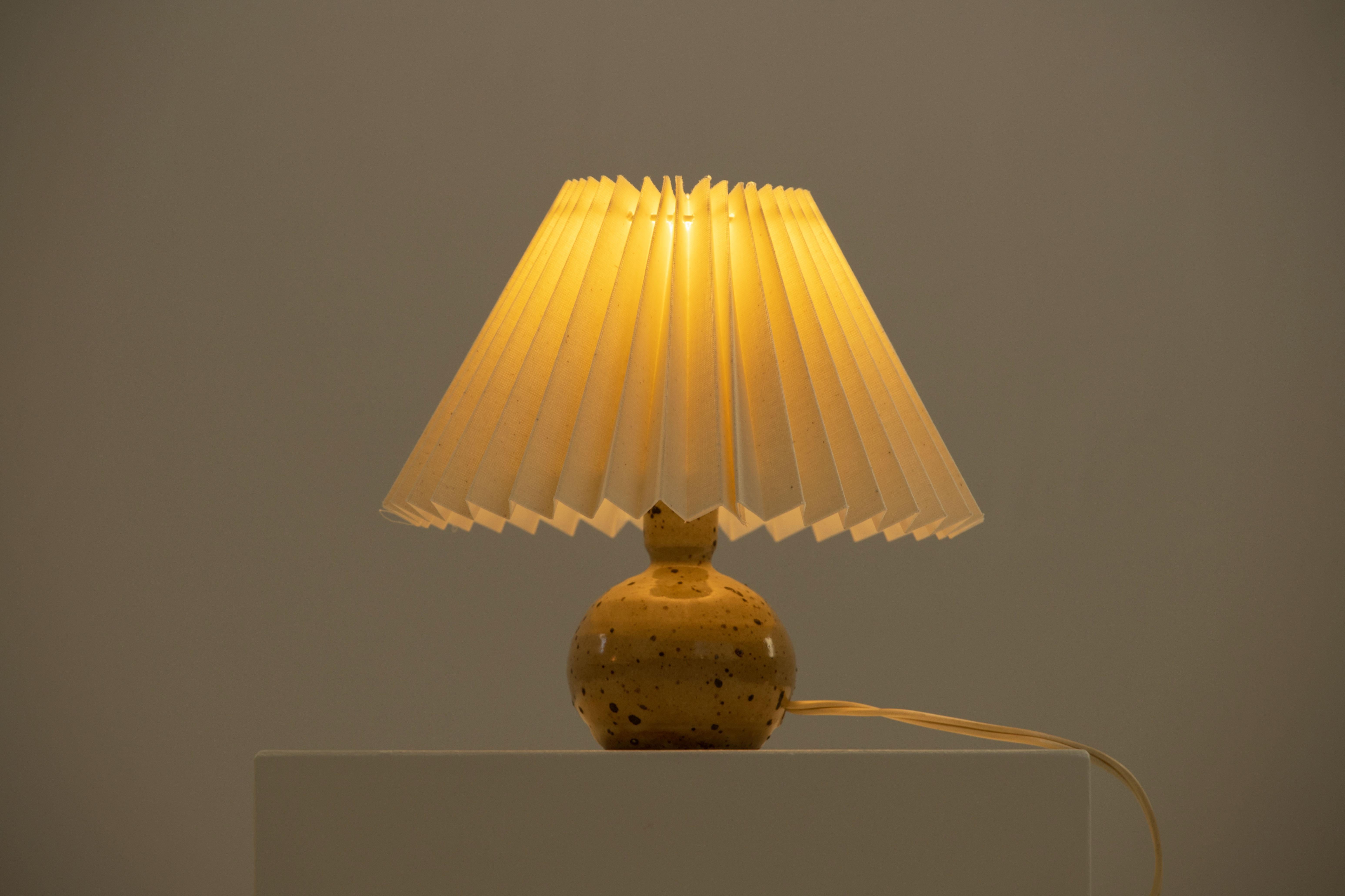 Mid-Century Modern Ceramic Vintage Table Lamp, France, 1960