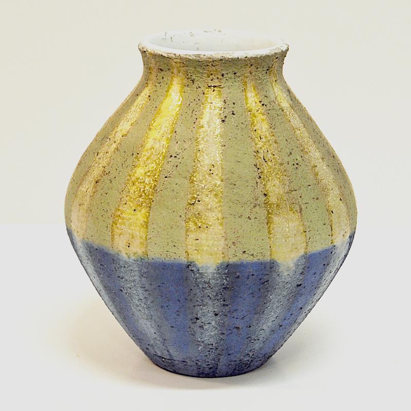 Mid-20th Century Ceramic Vintage Vase Pikea by Mari Simmulson, Upsala-Ekeby, Sweden, 1960s