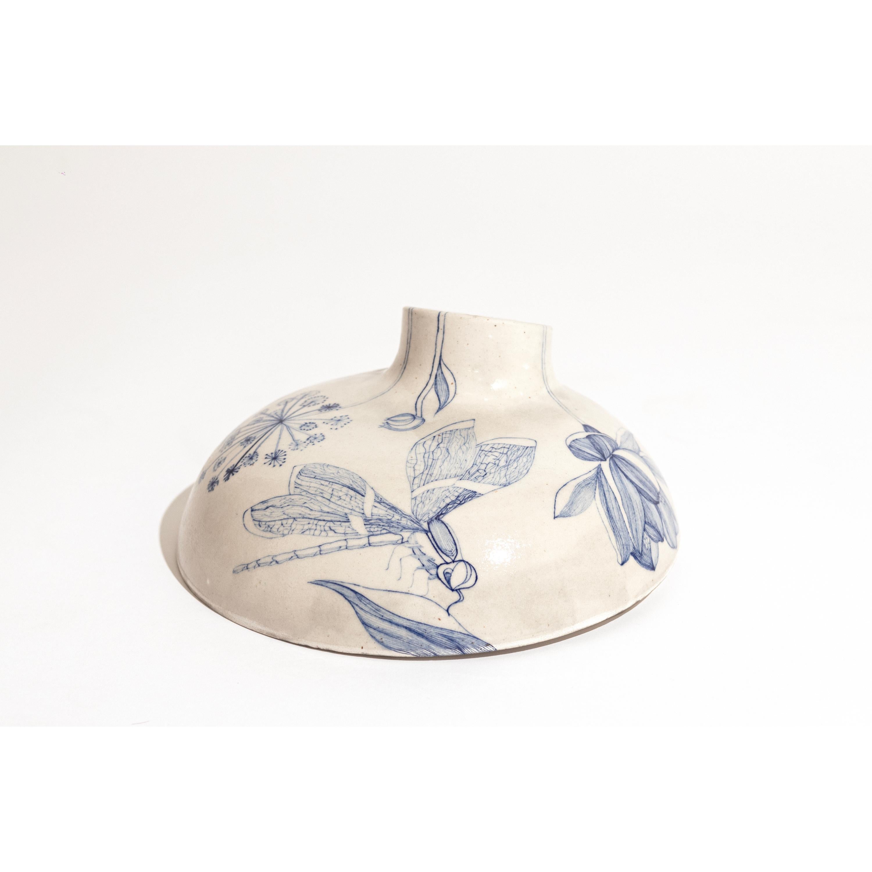 Other Ceramic Volcano Incense Burner Small by Newblue For Sale