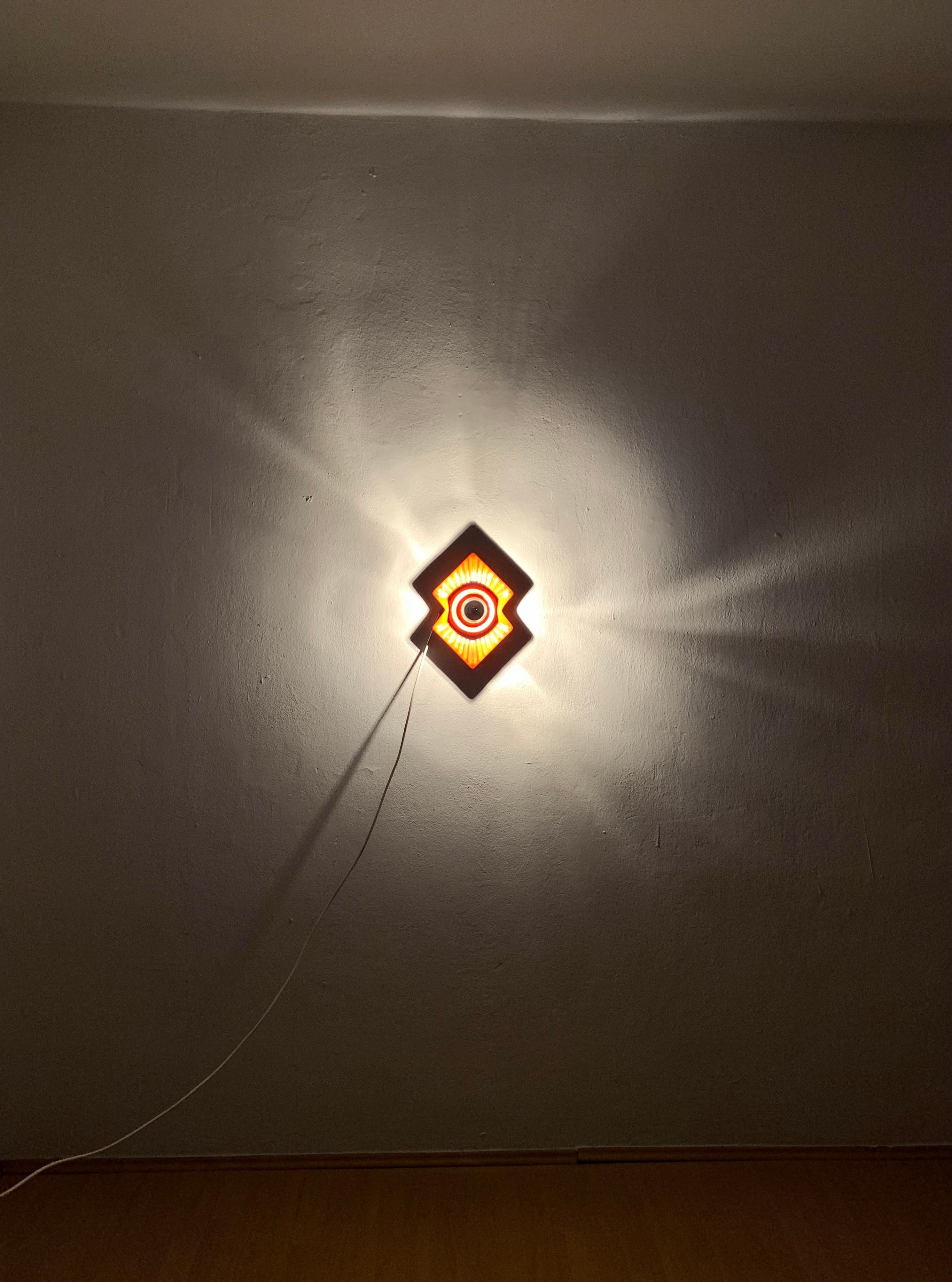 Lampe murale en céramique en vente 3