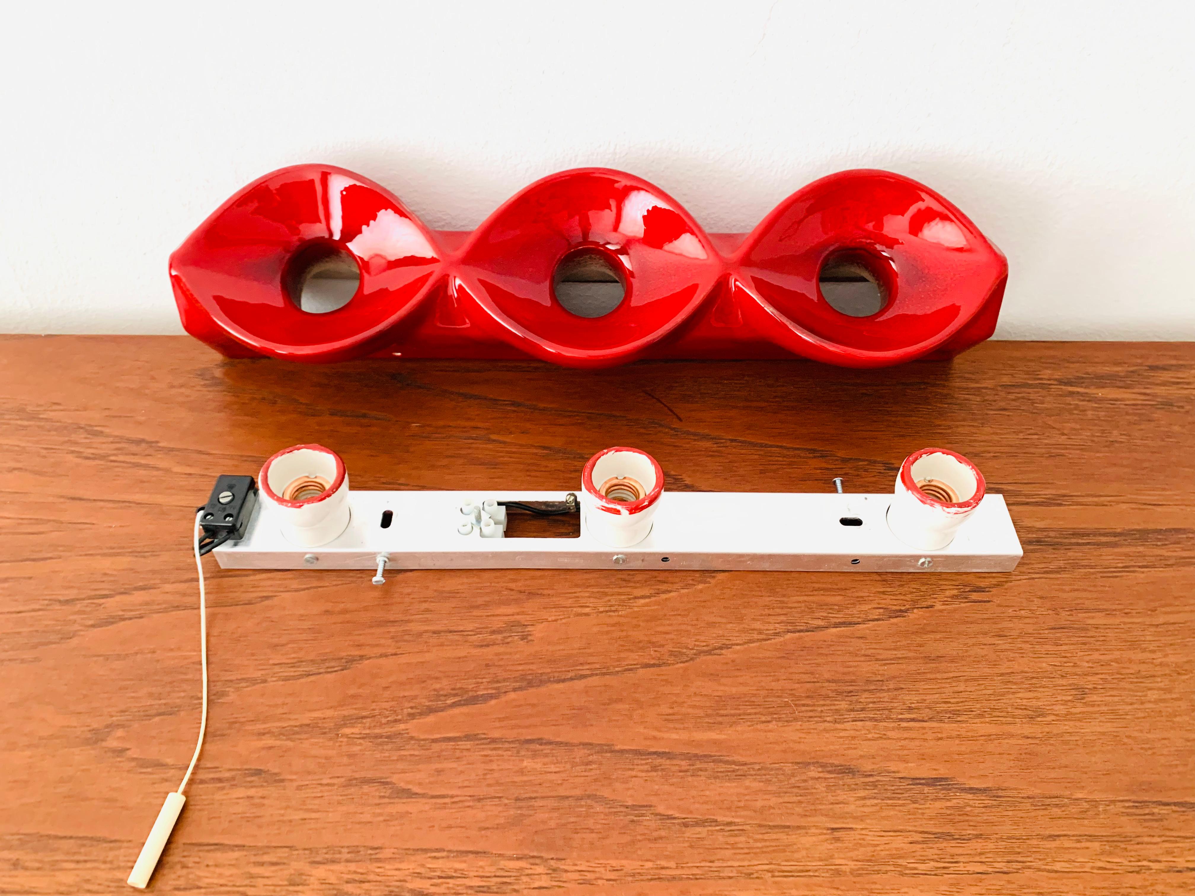 Lampe murale en céramique en vente 4
