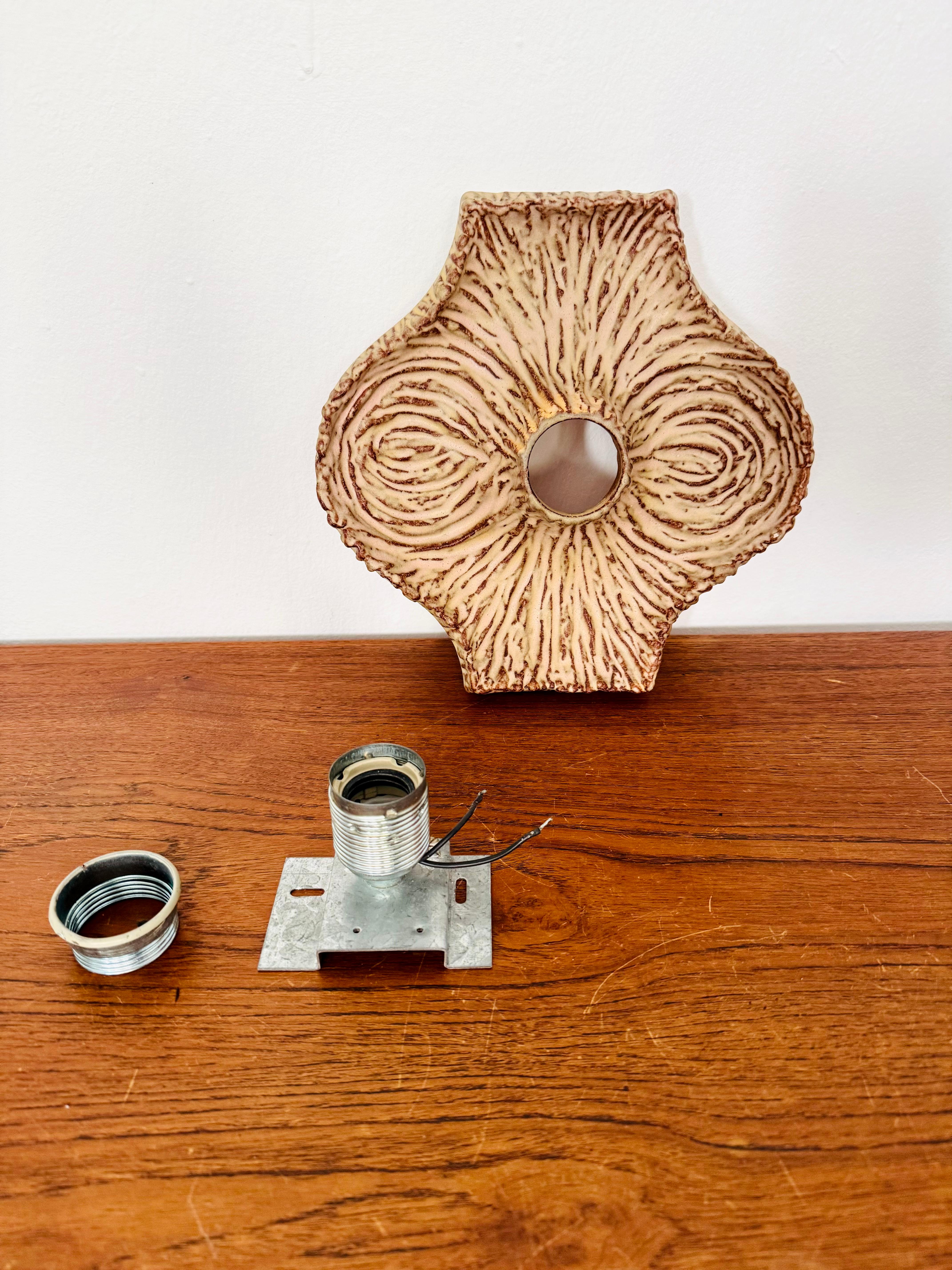 Lampe murale en céramique en vente 5