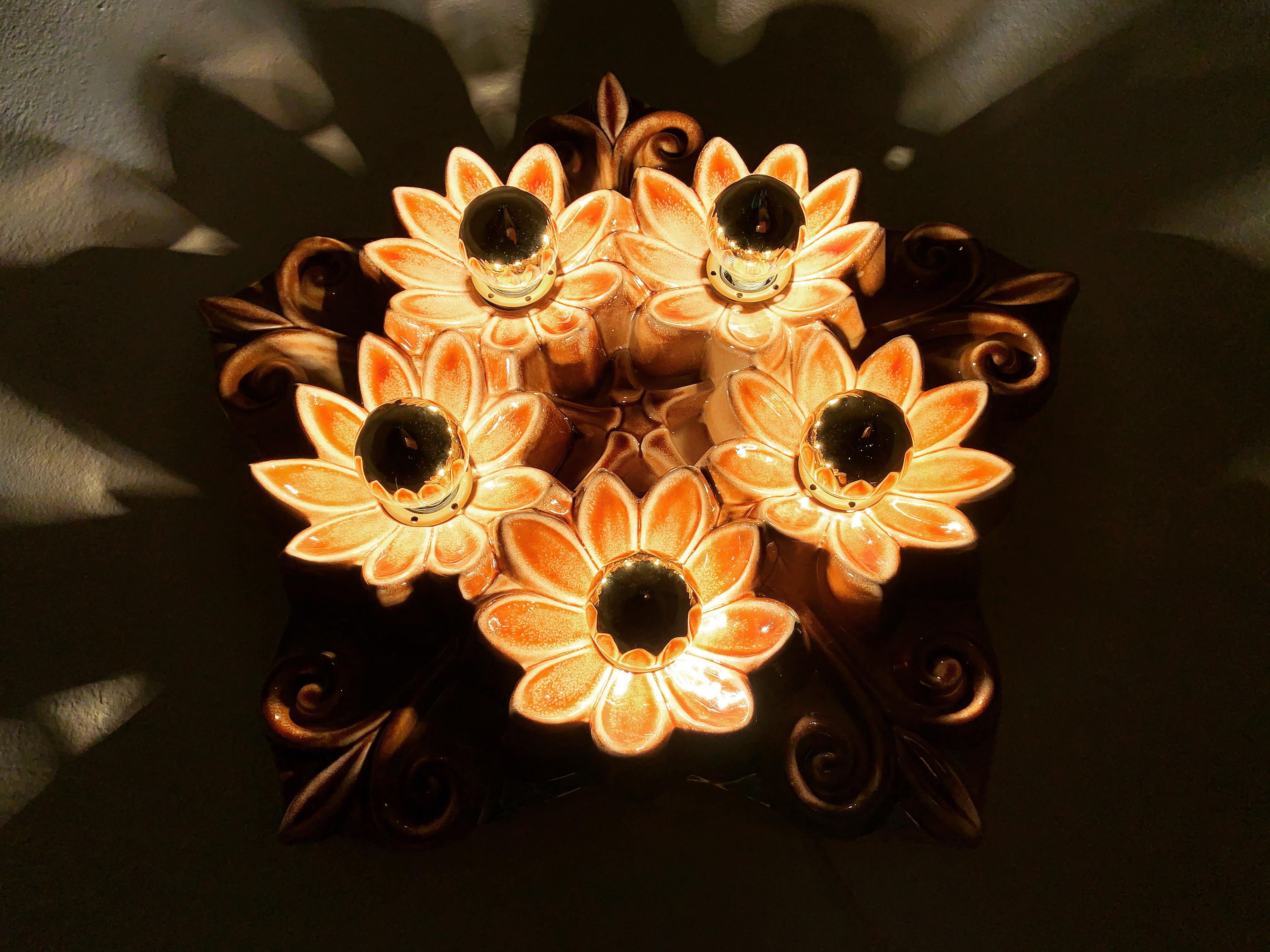 Ceramic Wall Lamp For Sale 2