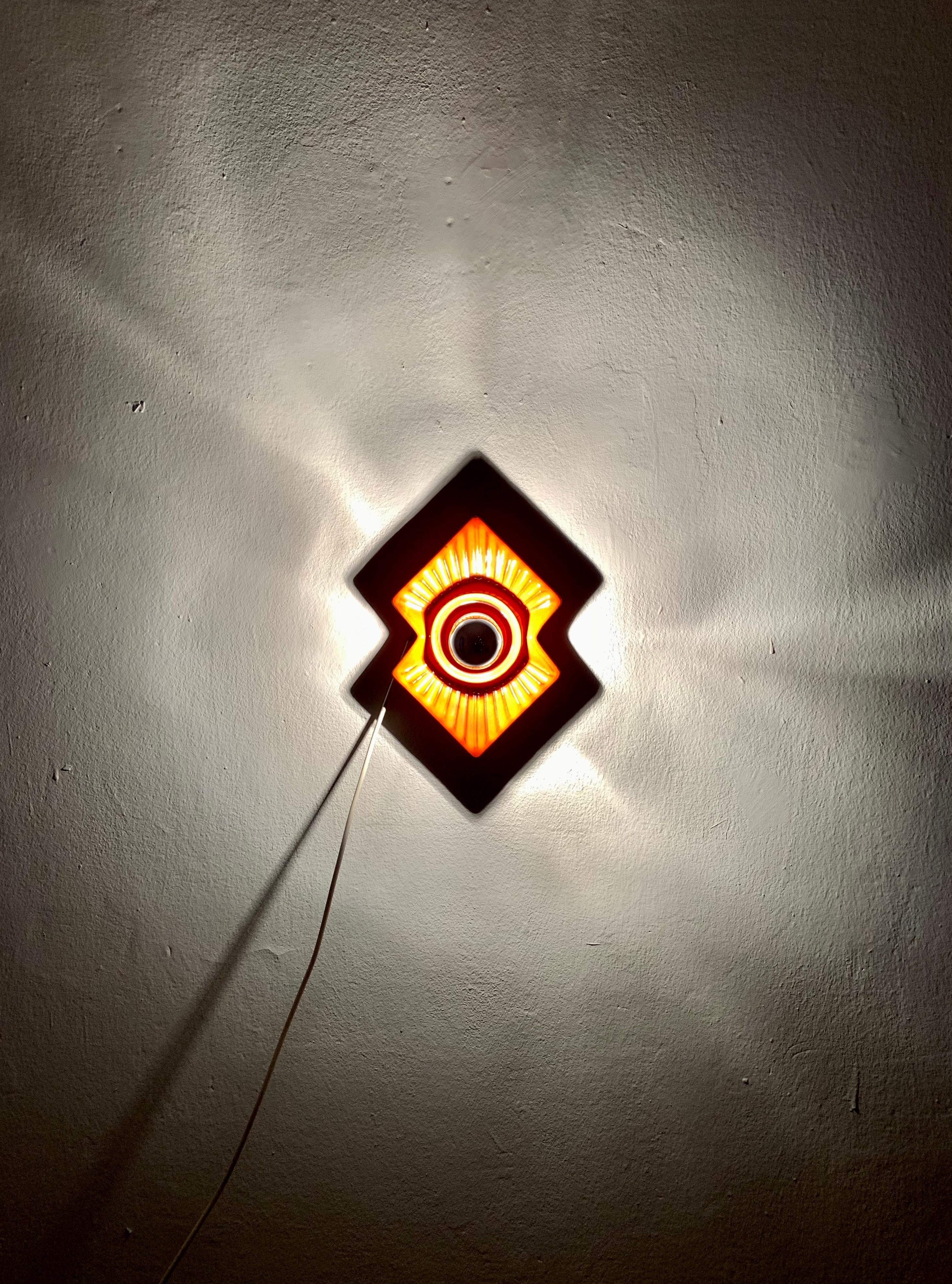 Lampe murale en céramique en vente 1