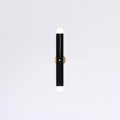 Ceramic Wall Lamp 'TRN' by Pani Jurek, Brass, Black