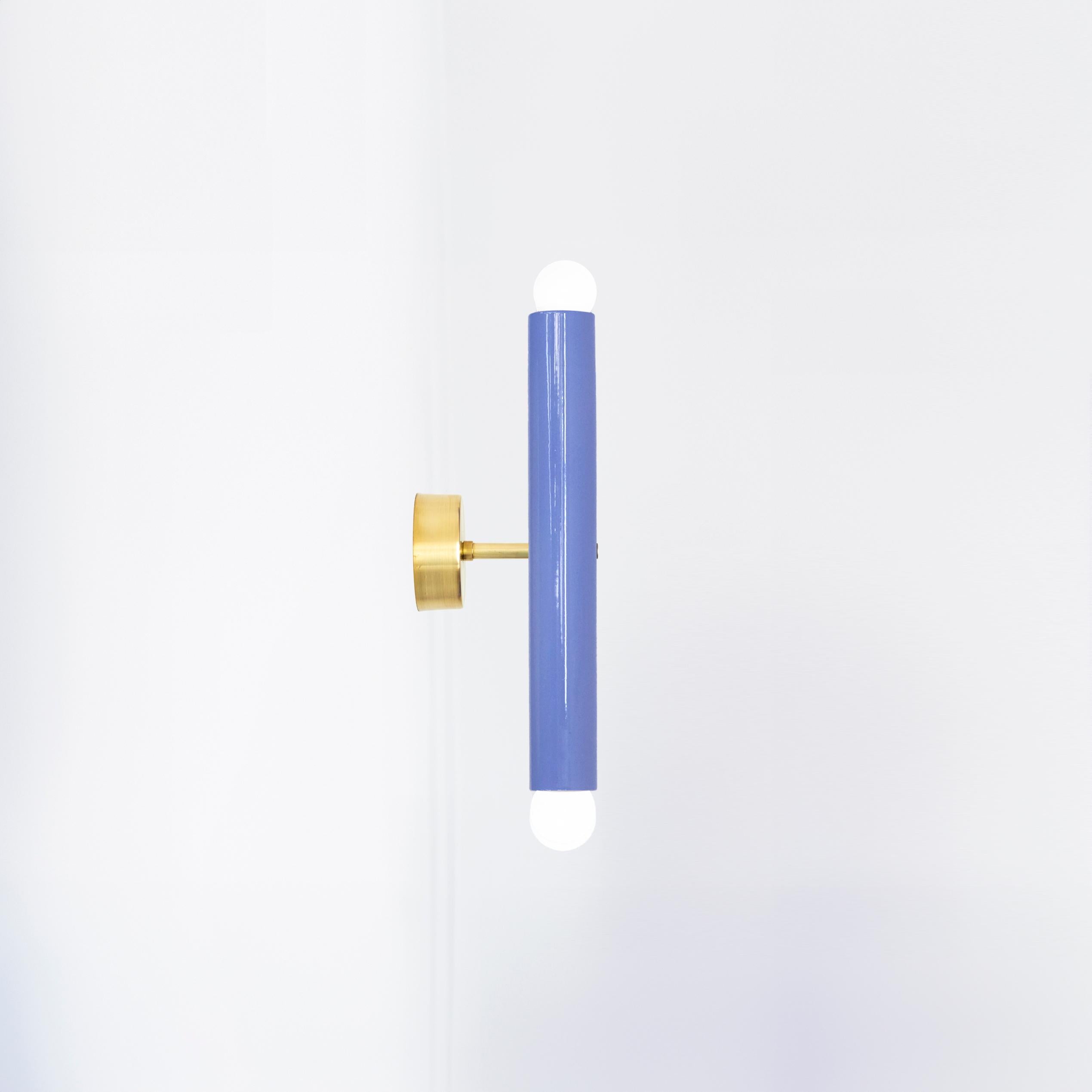 Lampe murale TRN de Pani Jurek, laiton, bleu cobalt en vente 12