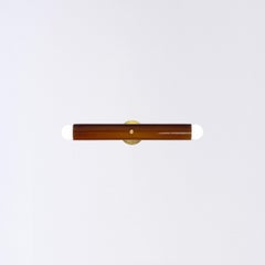 Applique en céramique 'TRN' de Pani Jurek, laiton, Brown