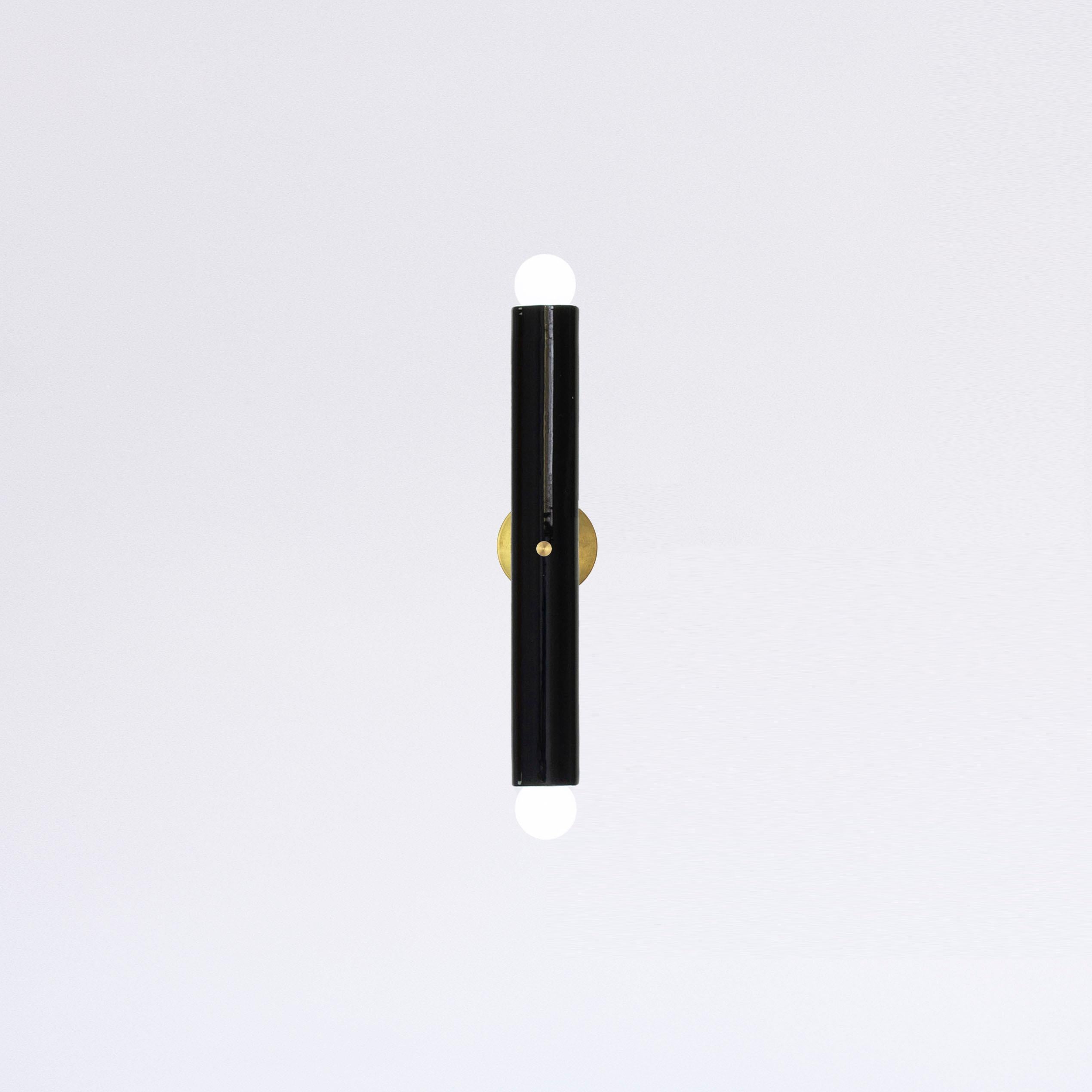 Keramik-Wandleuchte 'TRN' von Pani Jurek, Messing, Grün im Angebot 7