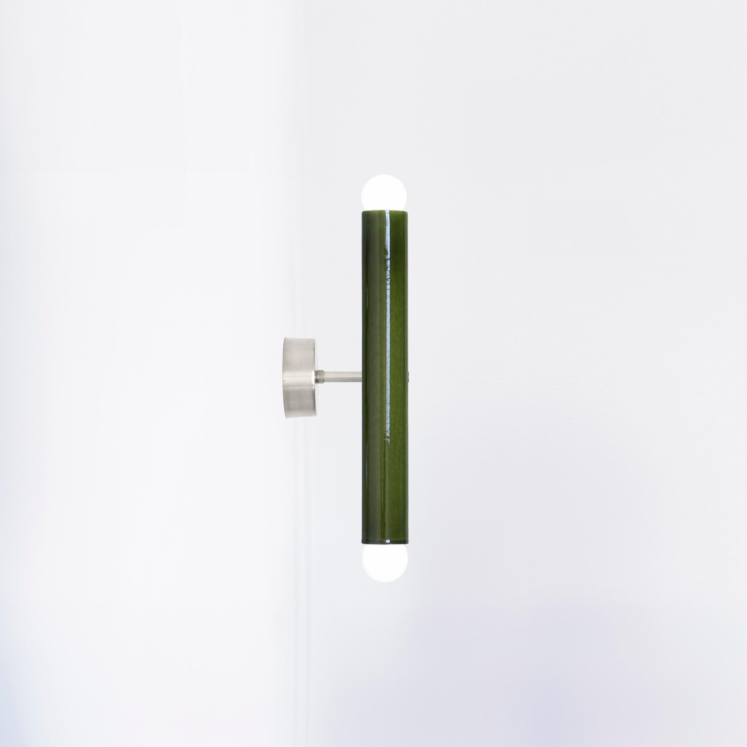Keramik-Wandleuchte 'TRN' von Pani Jurek, Silber, Braun im Angebot 10
