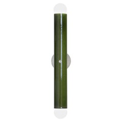 Ceramic Wall Lamp 'TRN' by Pani Jurek, Silver, Green
