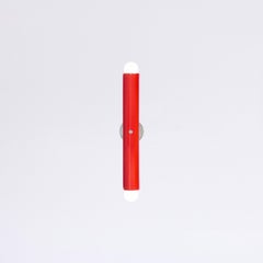 Ceramic Wall Lamp 'TRN' by Pani Jurek, Silver, Red