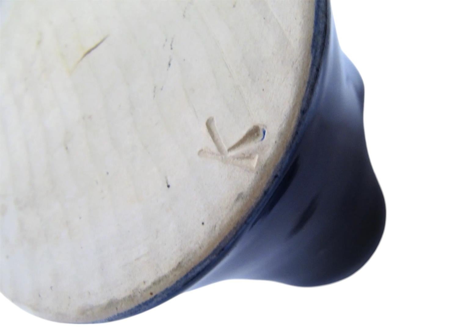 Ceramic Wall Light by Walburga Külz, ca. 1975 In Good Condition For Sale In AMSTERDAM, NL