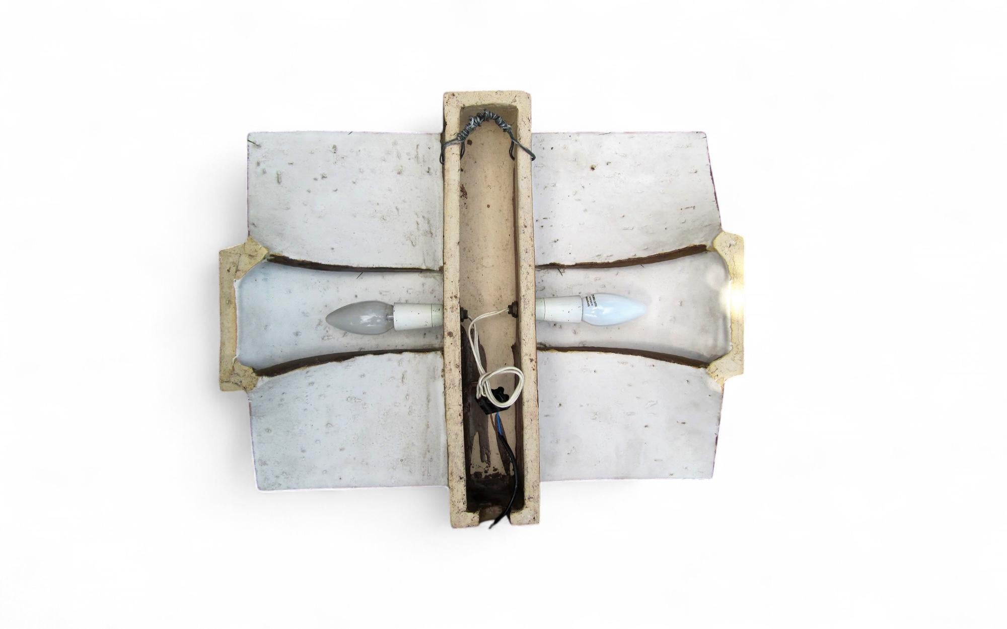 Lampada da parete in ceramica di Walburga Külz, 1975 circa in vendita 2