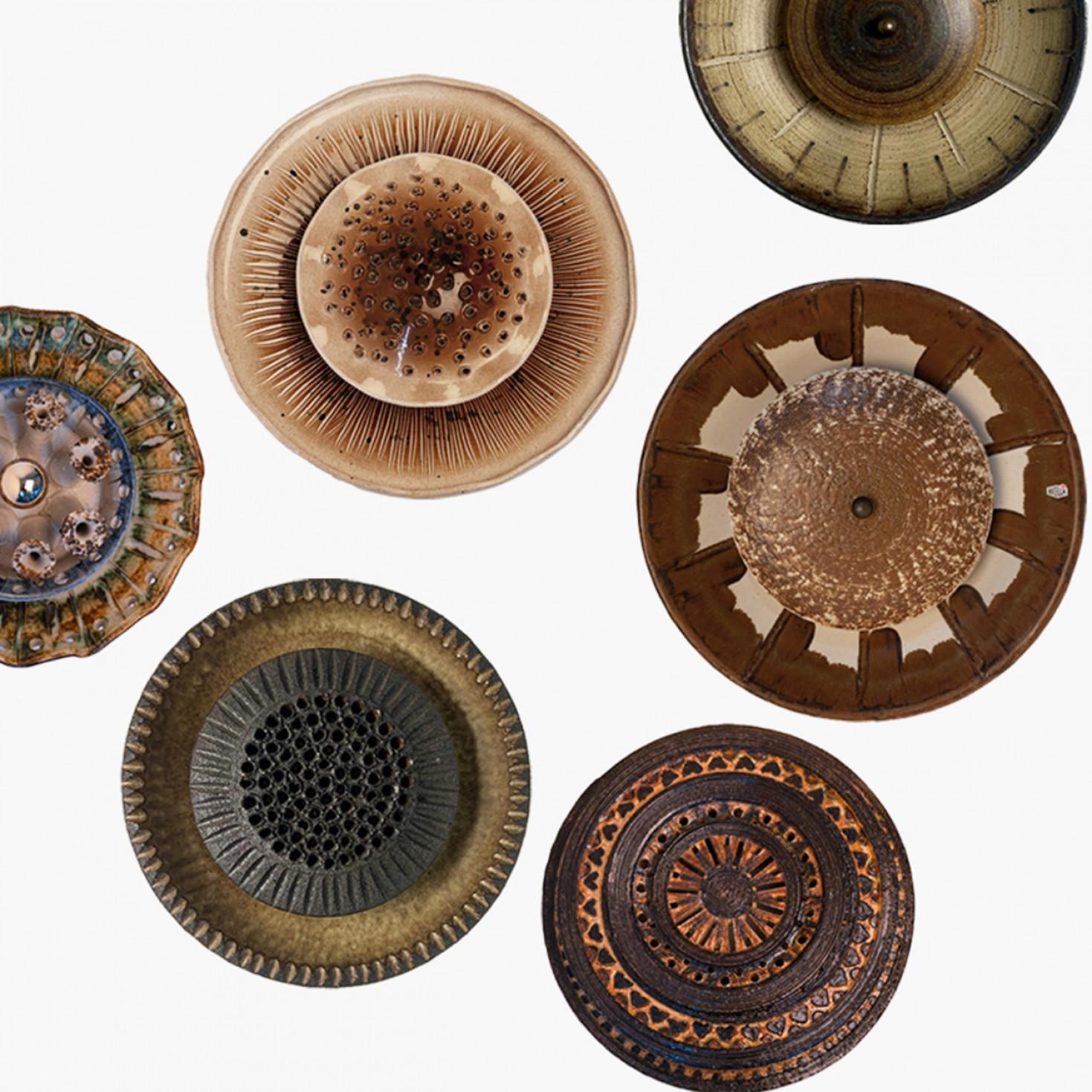 Applique in ceramica Esagono, Danimarca, 1970 in vendita 6