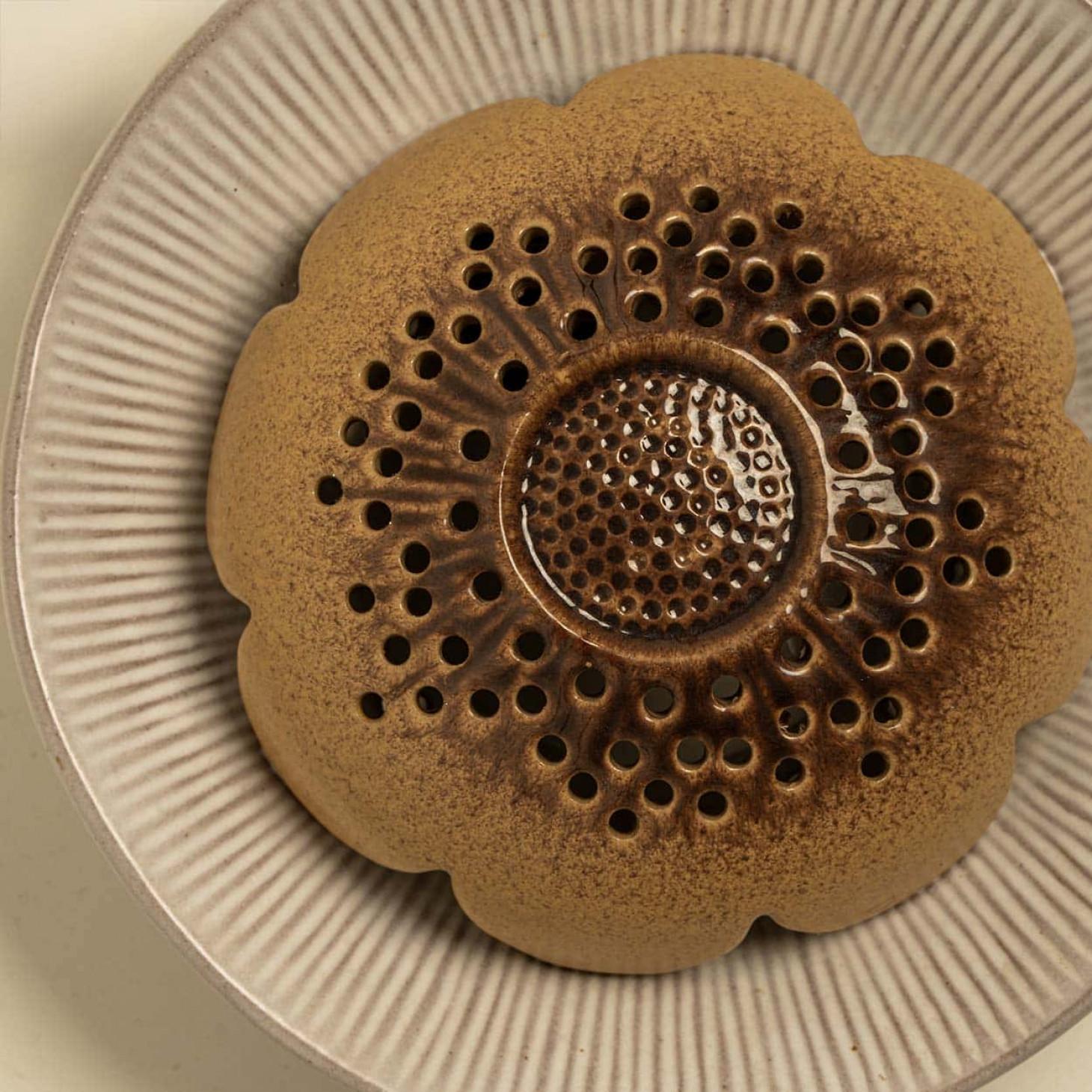 Smaltato Applique in ceramica nello stile di Axella, Danimarca 1970 in vendita