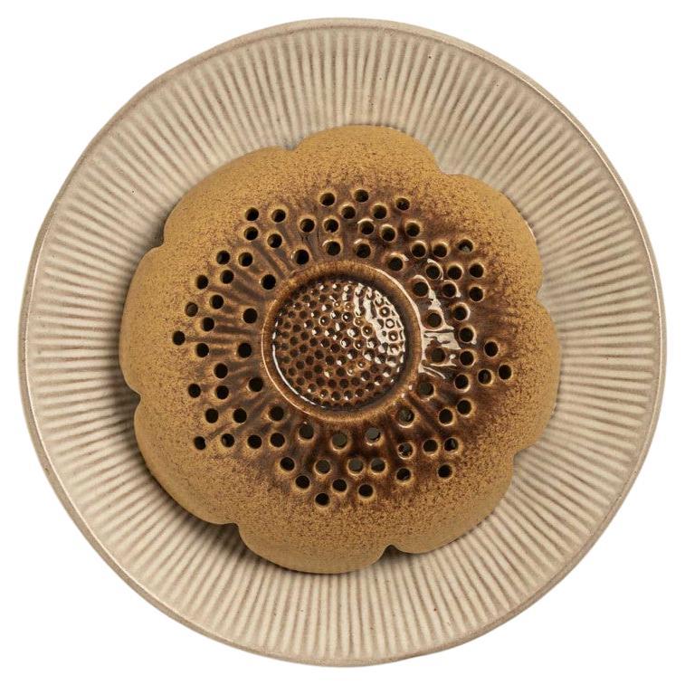 Applique in ceramica nello stile di Axella, Danimarca 1970